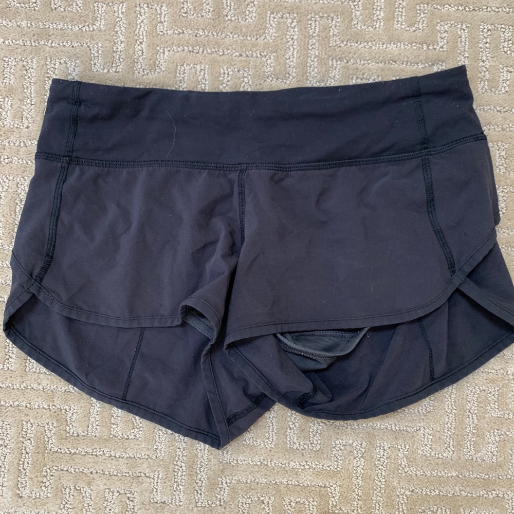 Lululemon black speed up short